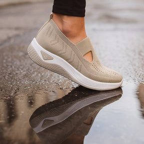 Pebble — Slip-On Walking Shoes with Rocker Sole