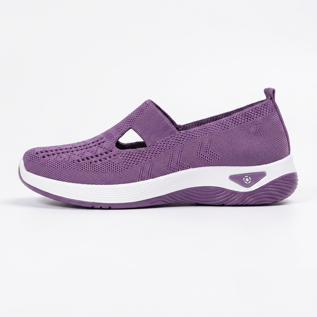 Pebble — Slip-On Walking Shoes with Rocker Sole