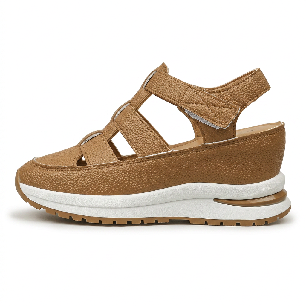 StrapLift — Platform Sneaker with Hook-and-Loop Straps