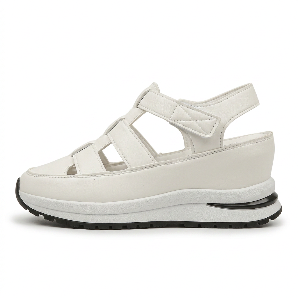 StrapLift — Platform Sneaker with Hook-and-Loop Straps