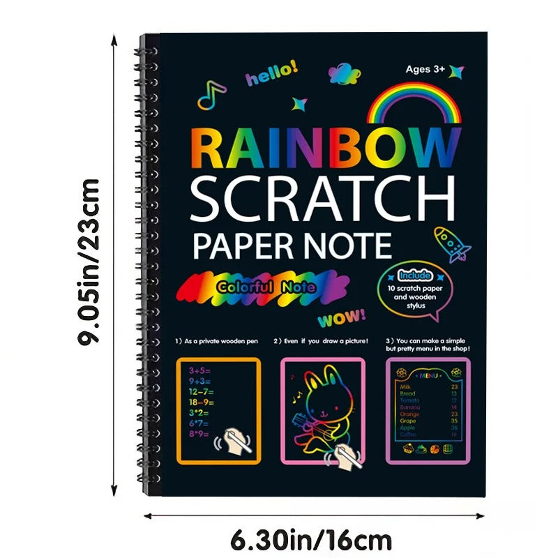 AuraArt – Magical Rainbow Scratch Paper