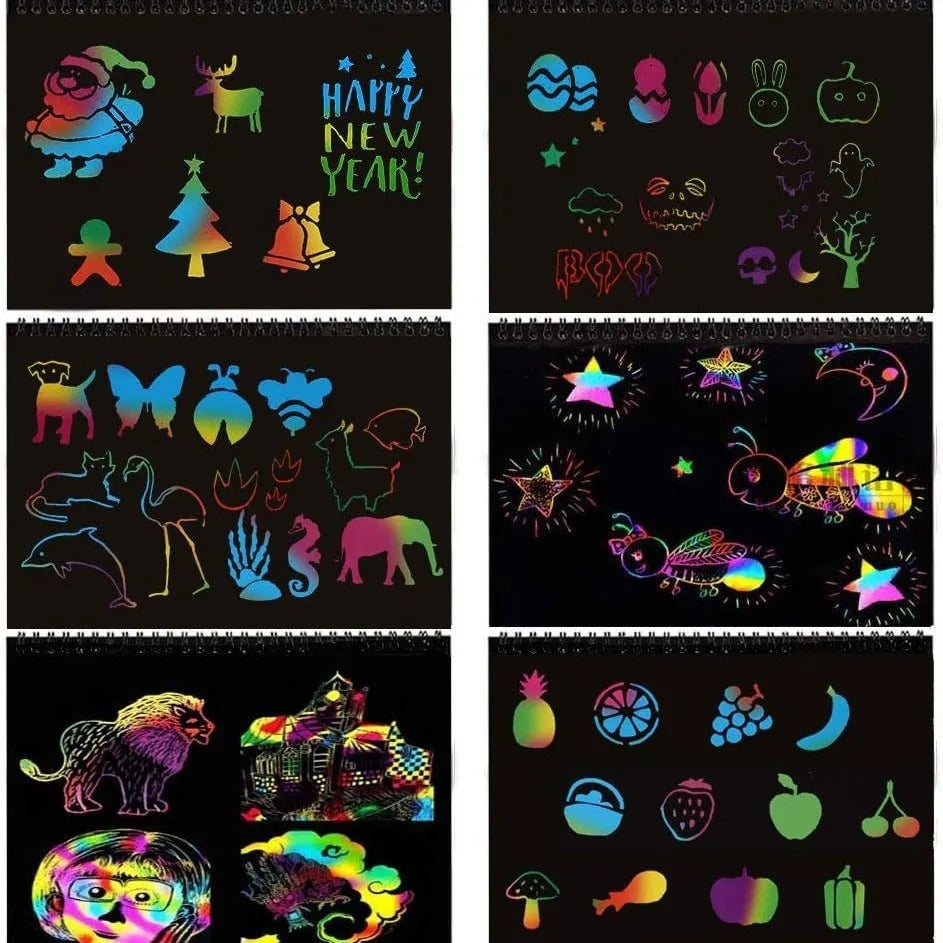 AuraArt – Magical Rainbow Scratch Paper