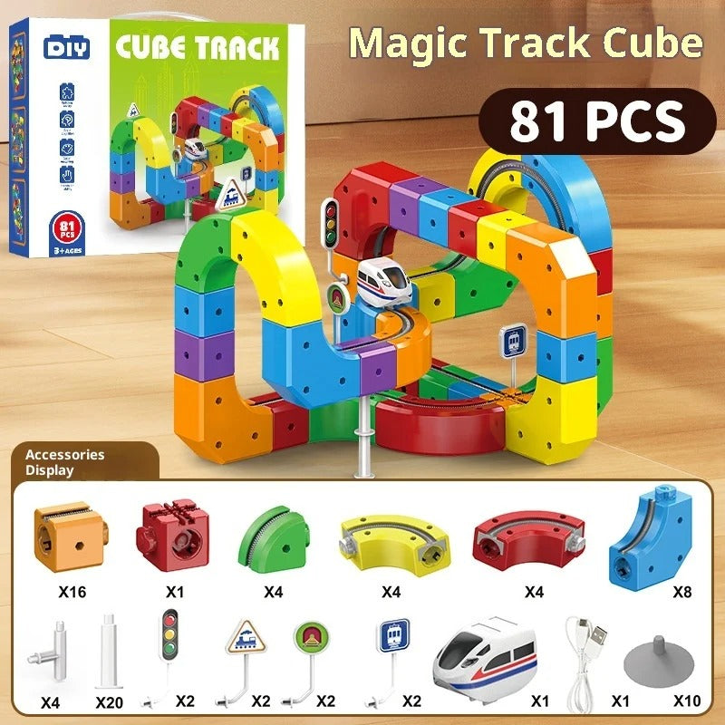 AuraTrack – Magic Rail Cube Track Toy