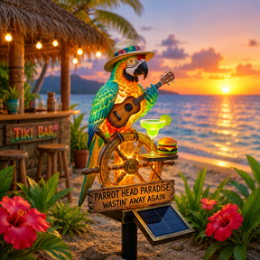 NatureGlow – Solar Illuminated Parrot Garden Decor