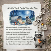 MoodPanda – Funny Trash Panda Keychain