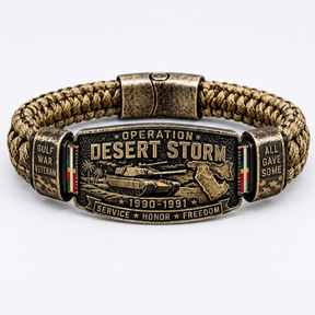 DesertHonor – Veteran Tribute Paracord Bracelet