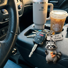 MoodPanda – Funny Trash Panda Keychain