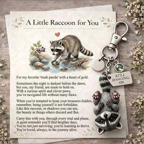 MoodPanda – Funny Trash Panda Keychain