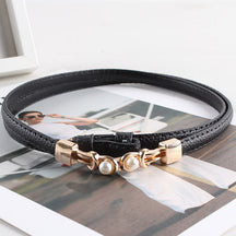 BellaWaist – Pearl Buckle Fashion Belt for Women