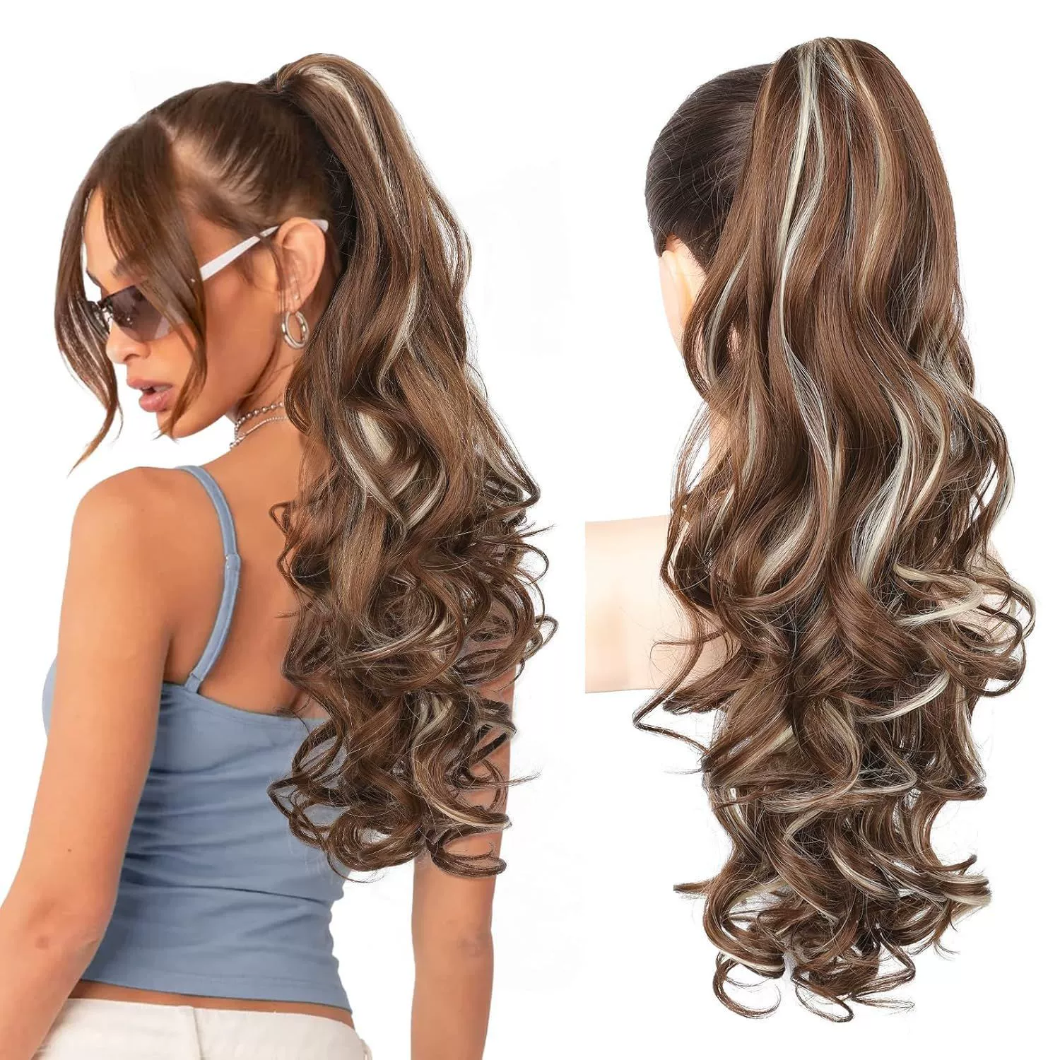 LunaLocks – Glamorous Wave Ponytail Extension