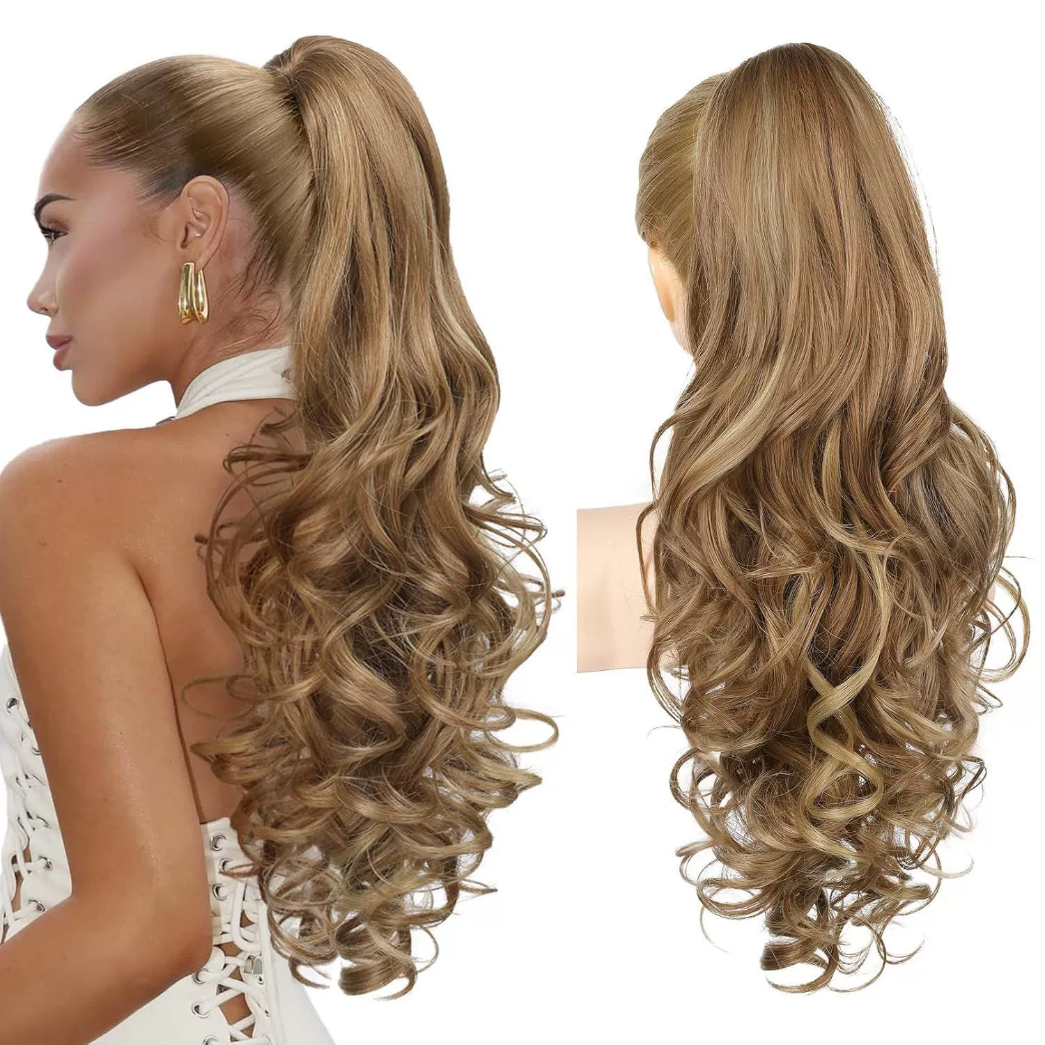LunaLocks – Glamorous Wave Ponytail Extension
