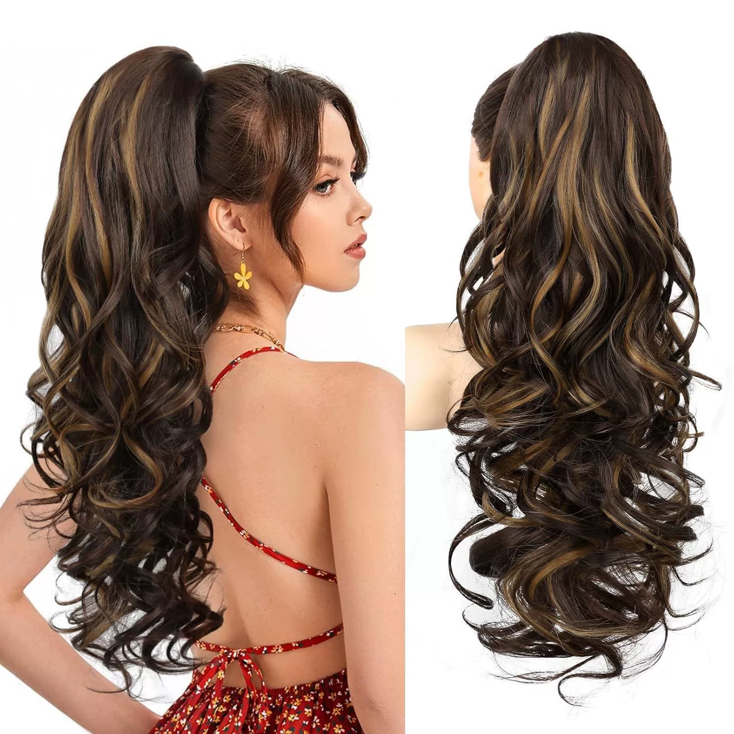 LunaLocks – Glamorous Wave Ponytail Extension