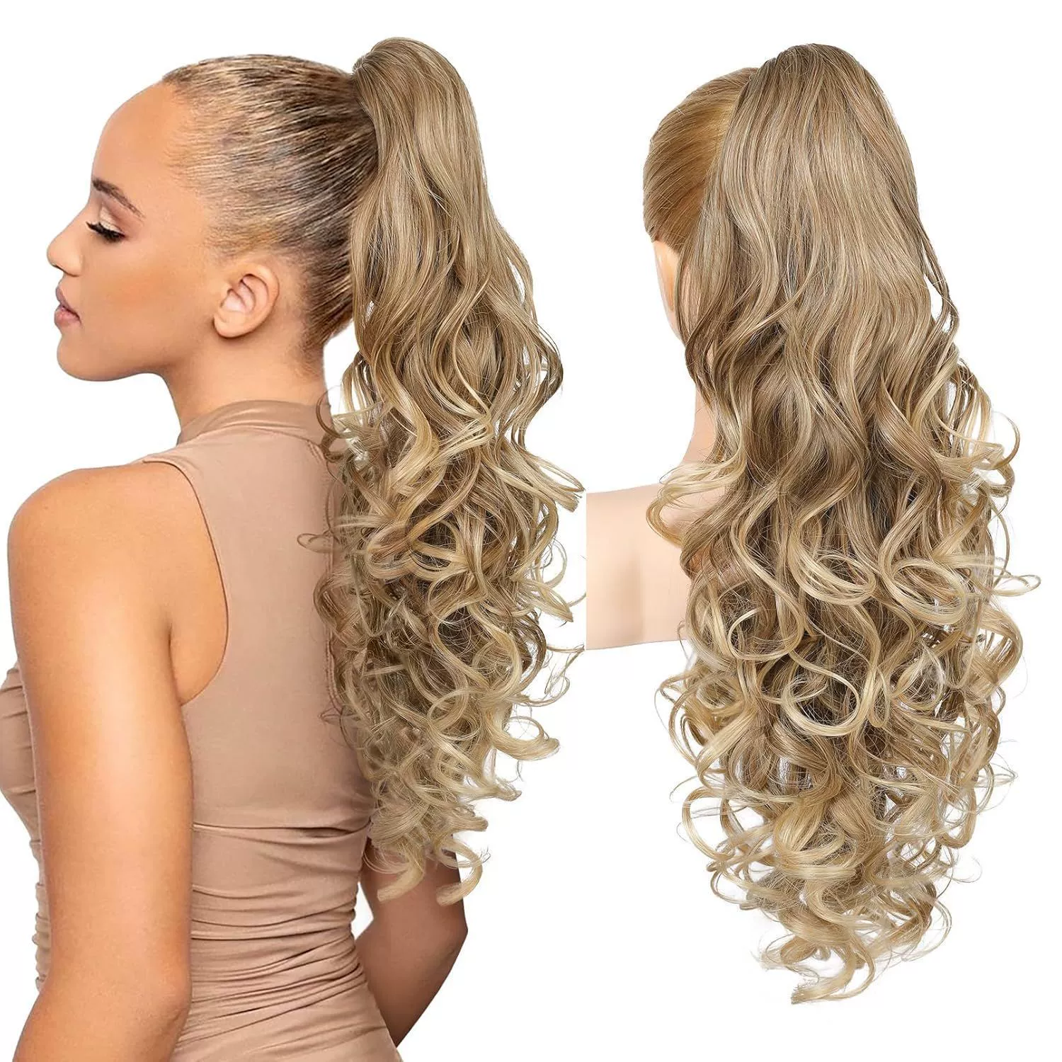 LunaLocks – Glamorous Wave Ponytail Extension