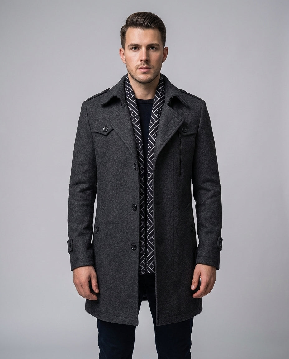 Kingsley™ Wool Jacket – Timeless British wool jacket for refined winter wear