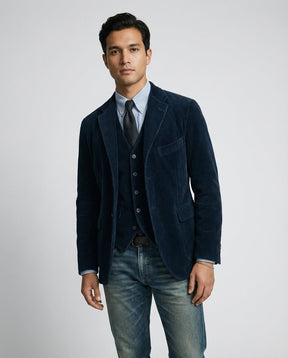 Harrington™ – Vintage Corduroy Blazer & Vest Set