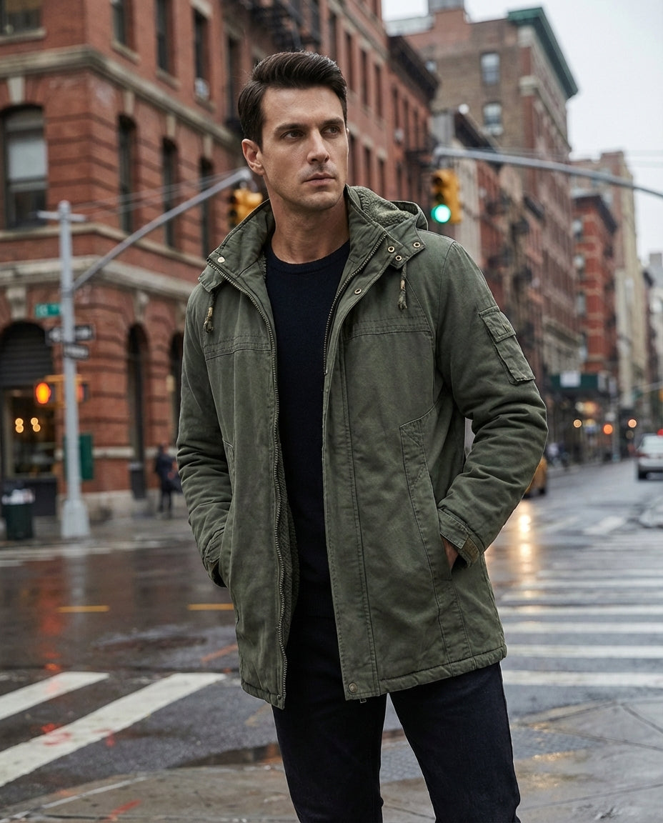 Nordelle™ Winter Coat – Men’s refined winter coat for everyday wear