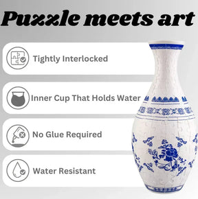VaseCraft – Artistic 3D Puzzle Flower Holder