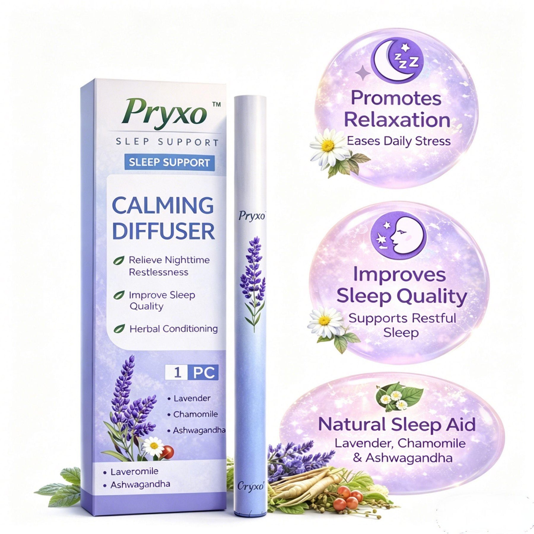 Pryxo – Ultimate Relaxation Stick (4 Aromas in 1 Box)