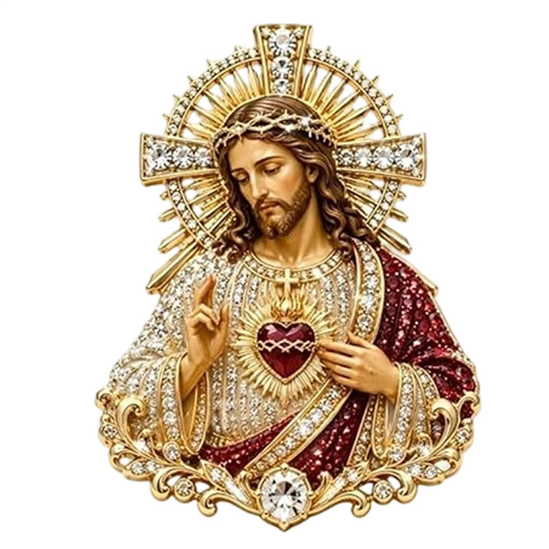FaithGlow – Sacred Heart of Jesus Brooch