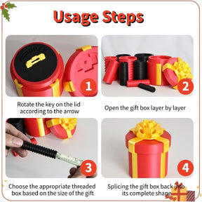 GiftQuest - Christmas Gift Fun Nesting Doll Box