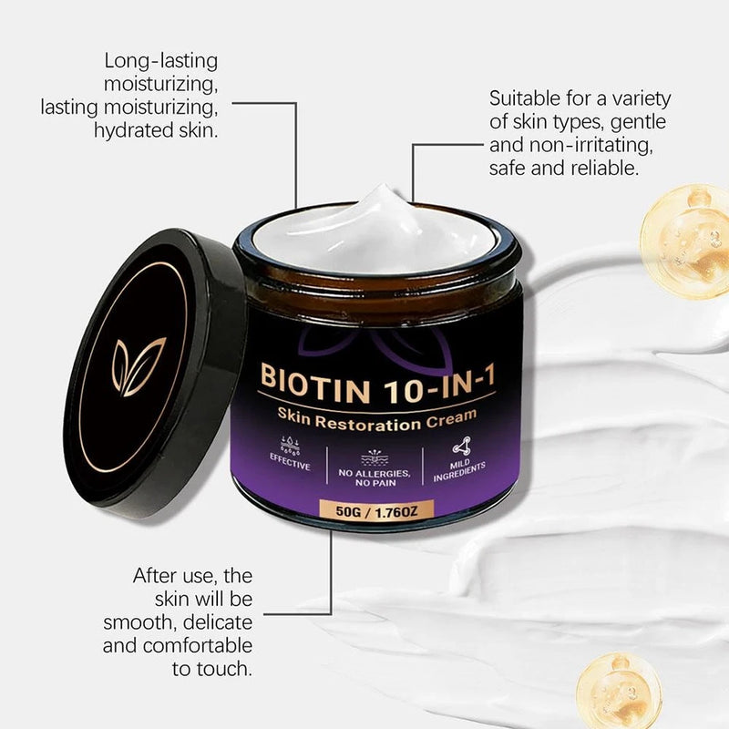 SkinRevive –  Biotin 10-in-1 Skin Restoration Cream