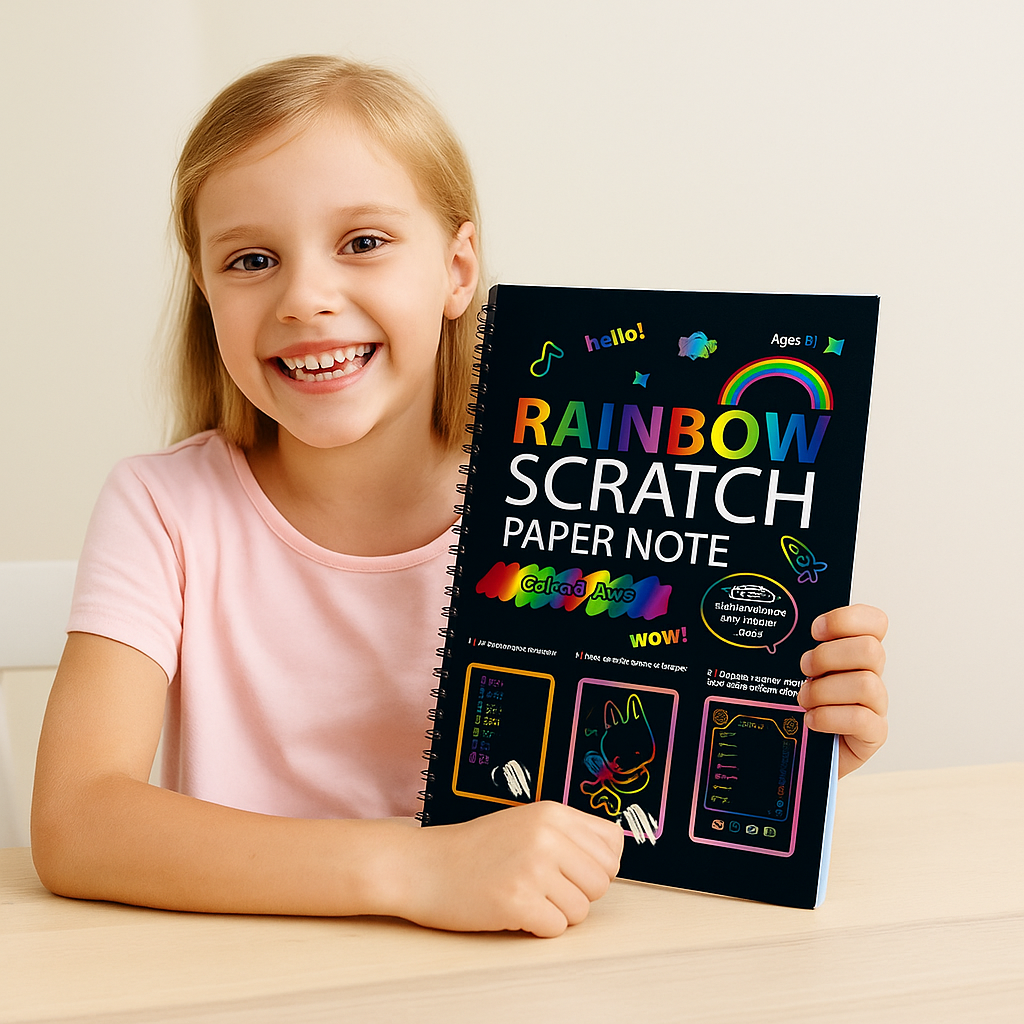AuraArt – Magical Rainbow Scratch Paper