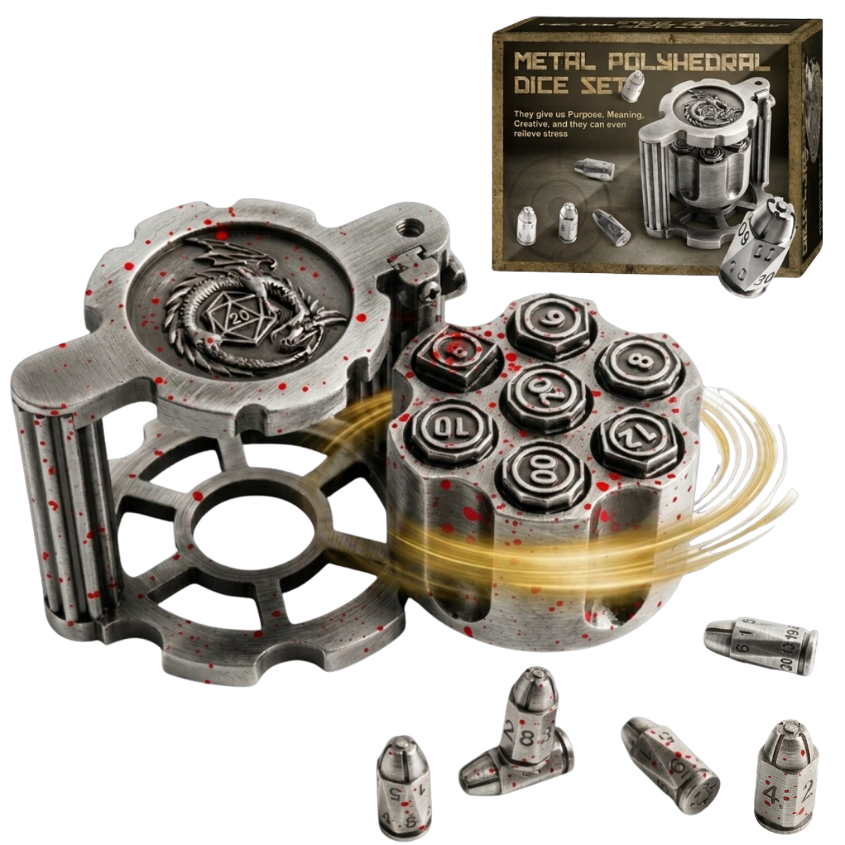 SteelCrit – Precision Balanced Metal Dice