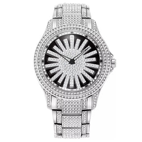 CrownElite – Luxury Rotating Diamond Style Watch