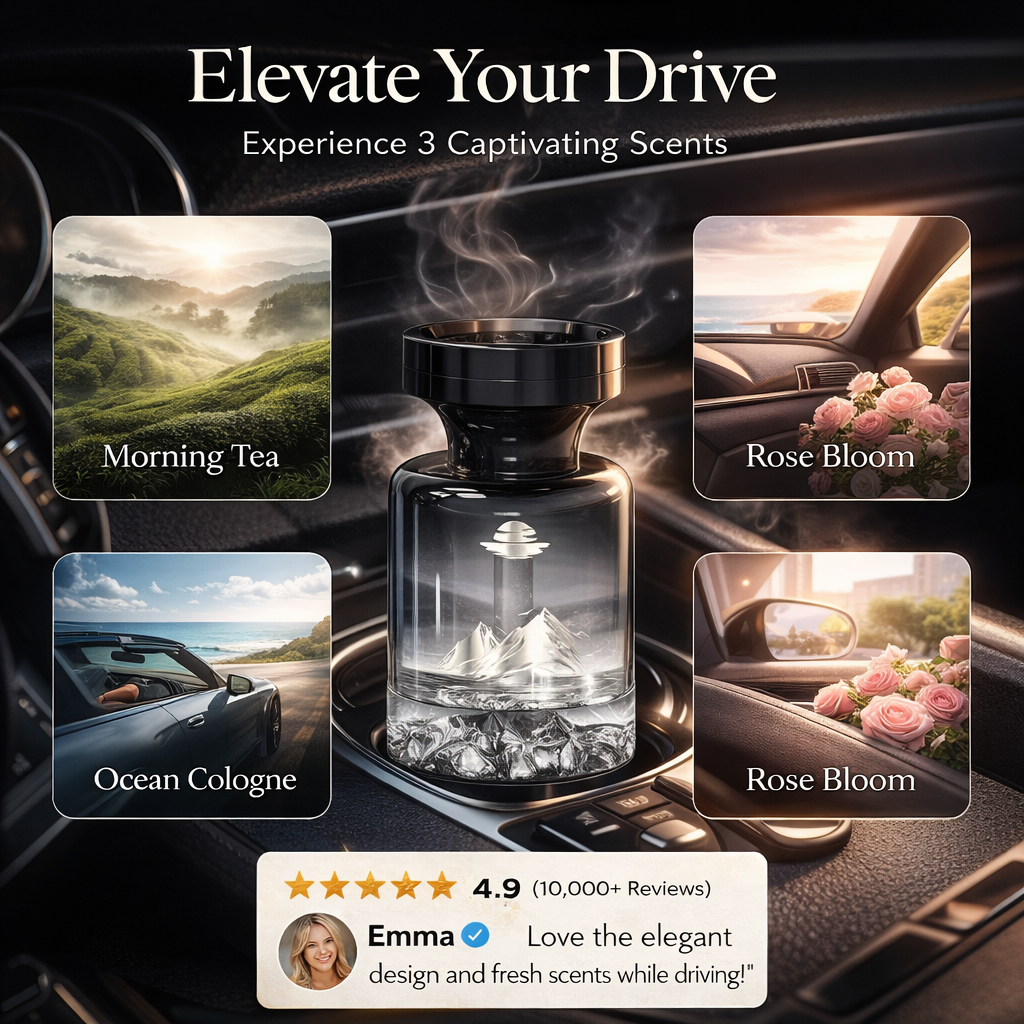 AromaPeak - Luxury Botanical Car Air Freshener