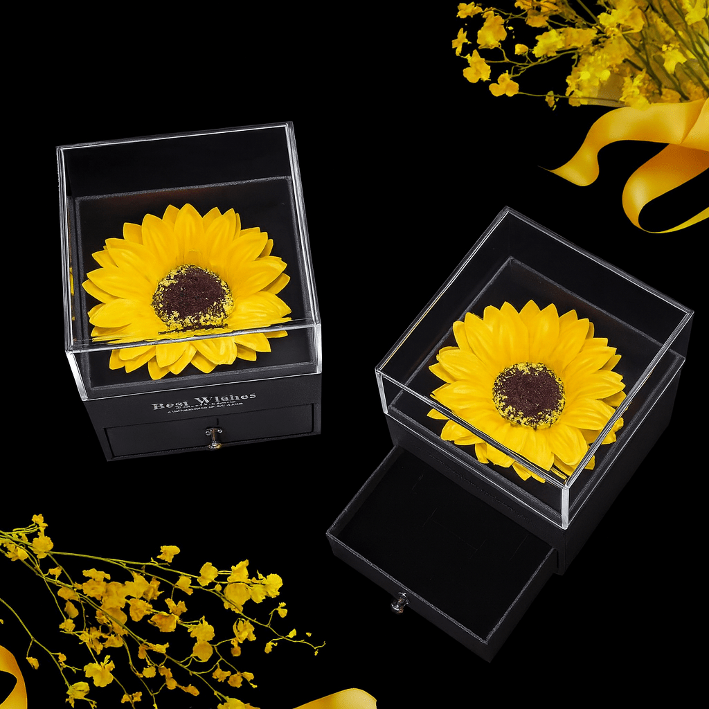 SunLoom – Sunflower Necklace Gift Box Set