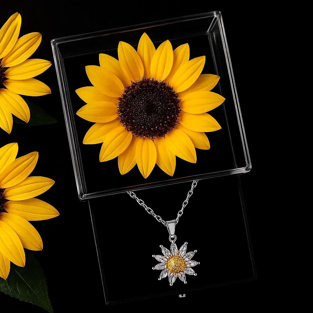 SunLoom – Sunflower Necklace Gift Box Set