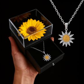 SunLoom – Sunflower Necklace Gift Box Set