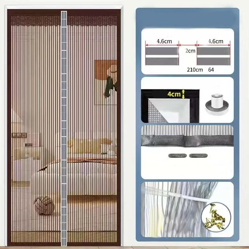 MagnetShield - Reinforced Magnetic Mosquito Net Curtain