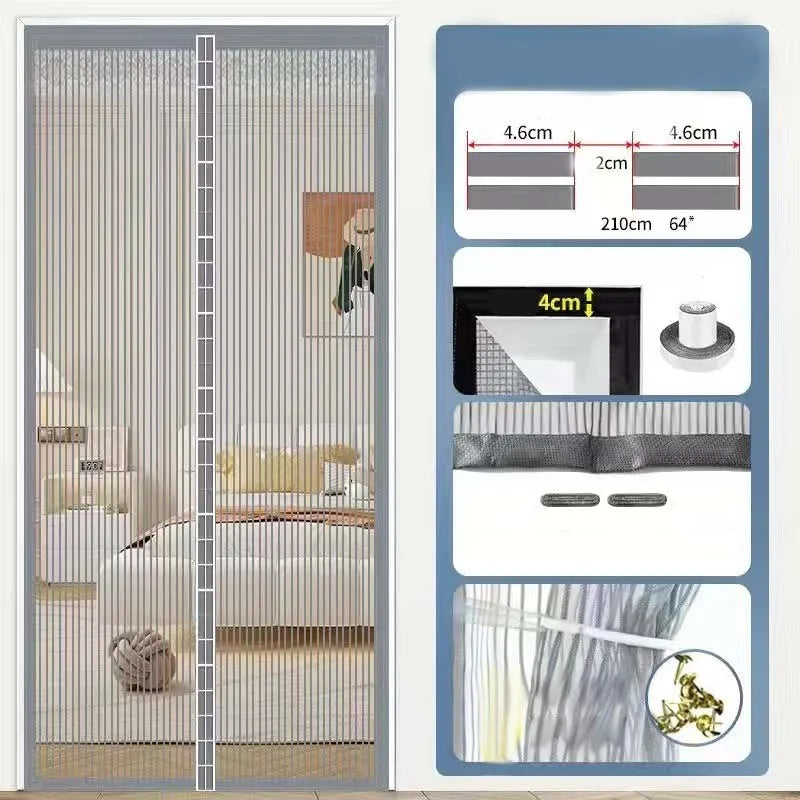 MagnetShield - Reinforced Magnetic Mosquito Net Curtain