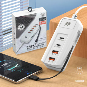 PowerHub – 66W Fast Charging Socket(2PD+2USB)