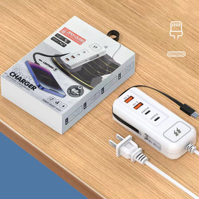 PowerHub – 66W Fast Charging Socket(2PD+2USB)