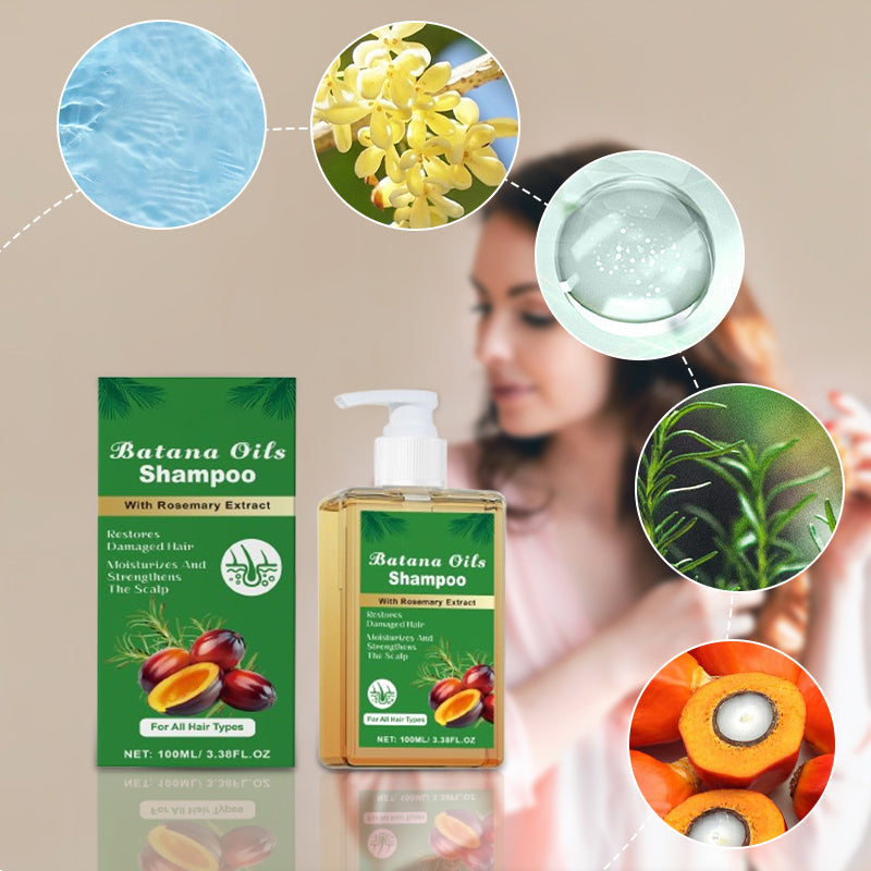 BotaniGlow – Nourishing Batana Oil Herbal Shampoo