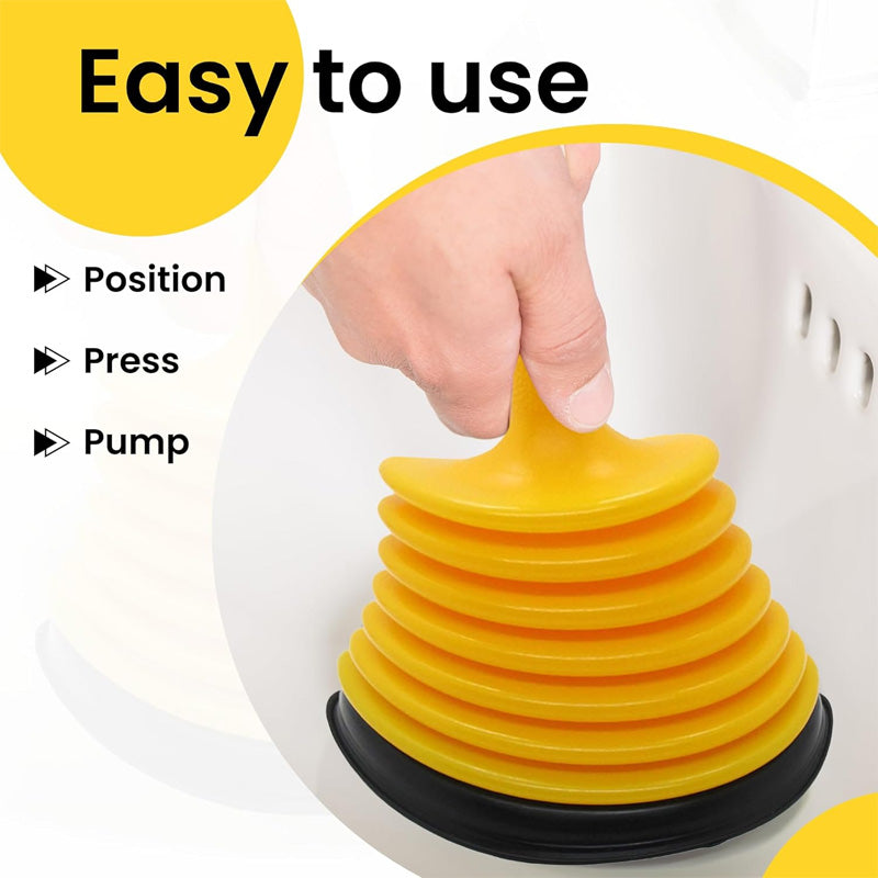 FlowForce – Powerful Mini Plunger for Sink Drains