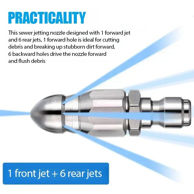 RapidFlush - Safe & Efficient Pipe Cleaning Nozzle