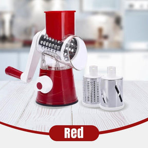 SliceForge – Multifunctional Manual Rotary Grater & Chopper