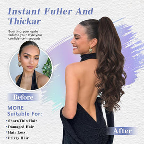 LunaLocks – Glamorous Wave Ponytail Extension
