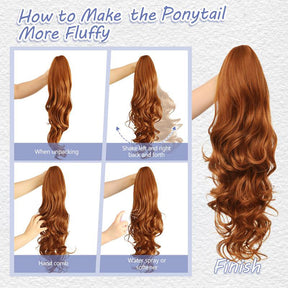 LunaLocks – Glamorous Wave Ponytail Extension