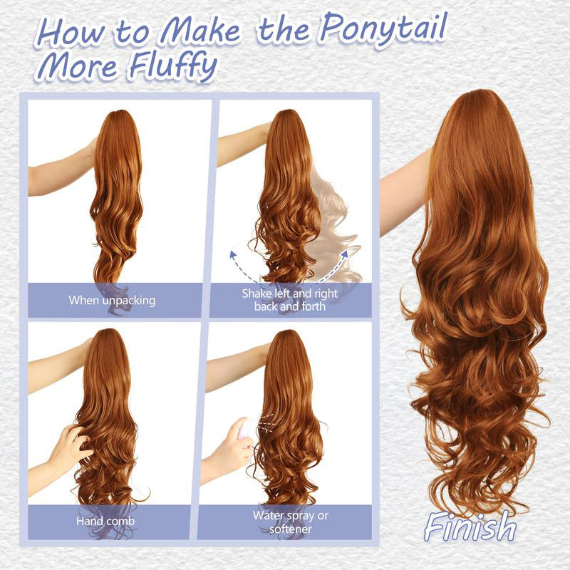 LunaLocks – Glamorous Wave Ponytail Extension