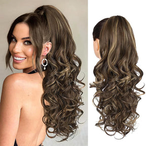 LunaLocks – Glamorous Wave Ponytail Extension