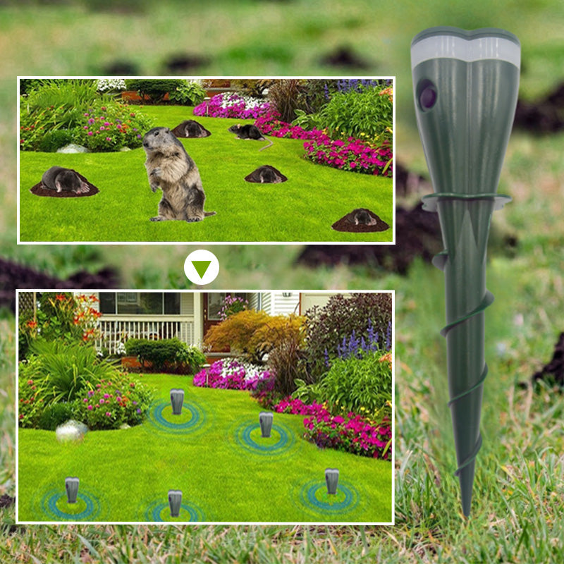 AuraGuard – Solar Powered Waterproof Mole Repellent