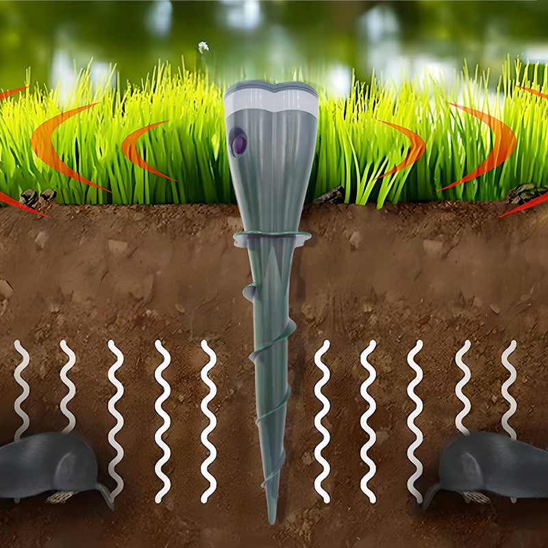 AuraGuard – Solar Powered Waterproof Mole Repellent