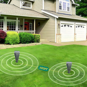 AuraGuard – Solar Powered Waterproof Mole Repellent