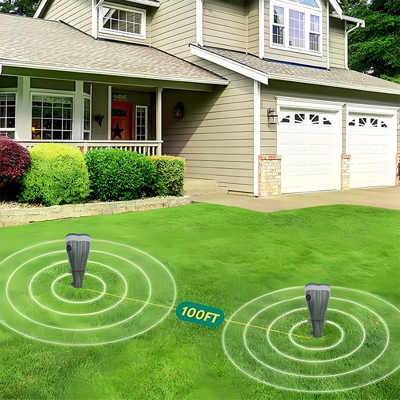 AuraGuard – Solar Powered Waterproof Mole Repellent