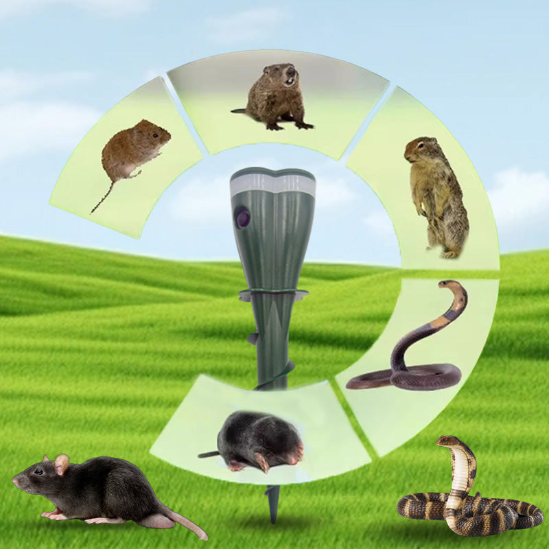 AuraGuard – Solar Powered Waterproof Mole Repellent