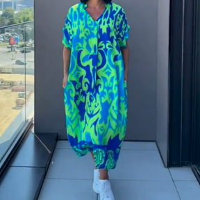 BloomEssence – Women's Printed Comfort Dress